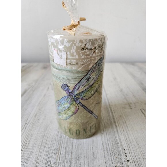 Pier 1 dragonfly candle‎ new spring decor - Picture 3 of 7
